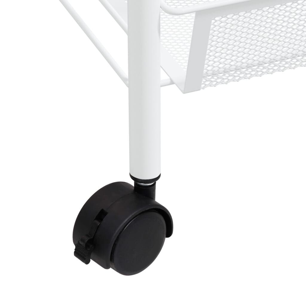 VidaXL Keukentrolley Wit 5-laags - 60% Korting!