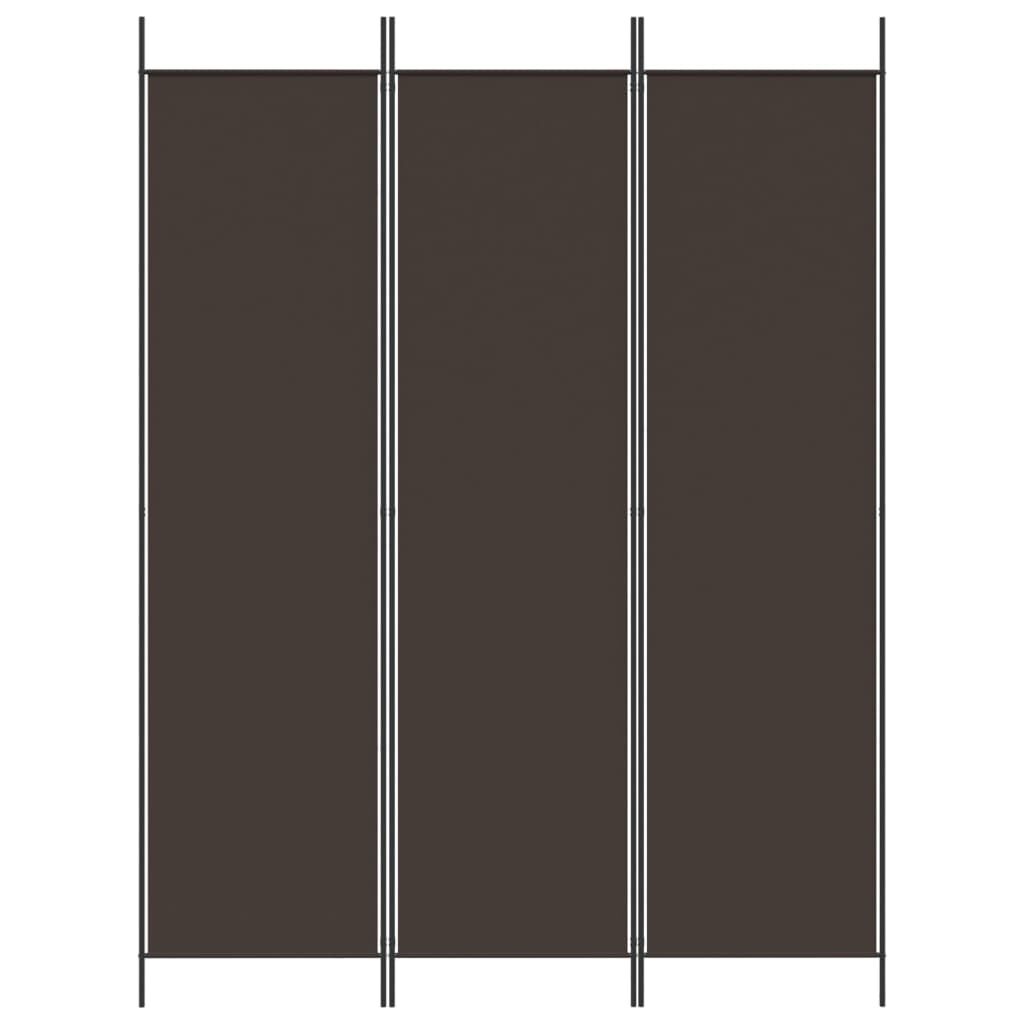 Kamerscherm 3 Panelen Bruin 150x200cm - 40% Korting!