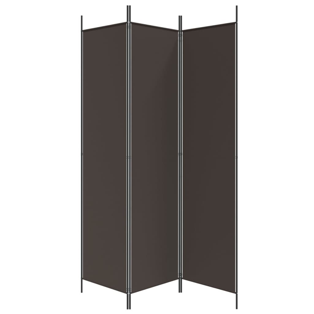 Kamerscherm 3 Panelen Bruin 150x200cm - 40% Korting!
