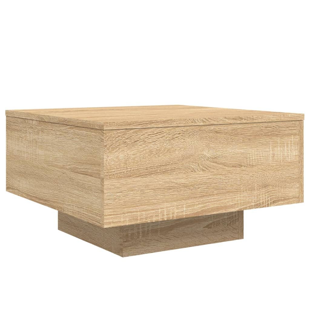 Salontafel LED Sonoma Eiken - 40% Korting! Zo Goed Als Nieuw