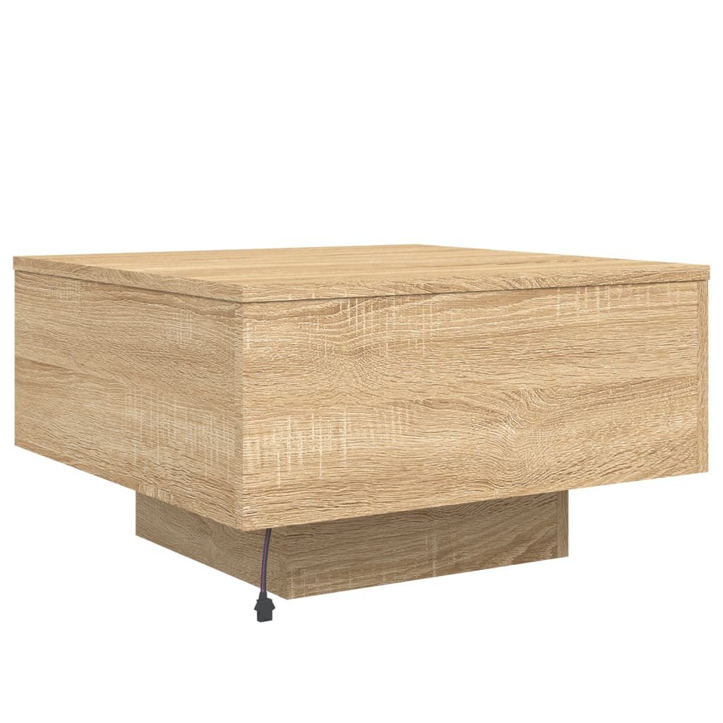 Salontafel LED Sonoma Eiken - 40% Korting! Zo Goed Als Nieuw
