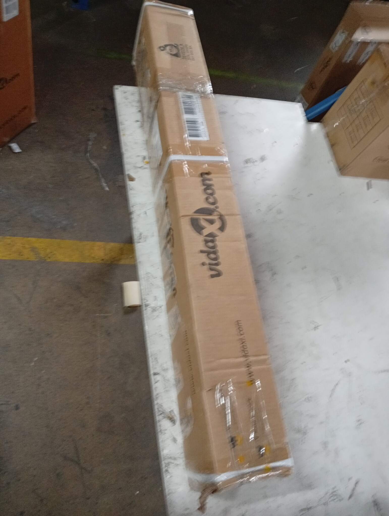 vidaXL Uittrekbaar Tuinscherm 140x500cm Zwart - Retourdeal!