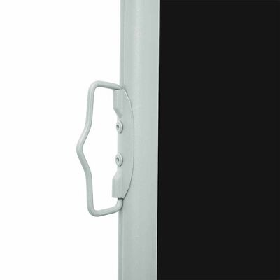 vidaXL Uittrekbaar Tuinscherm 140x500cm Zwart - Retourdeal!
