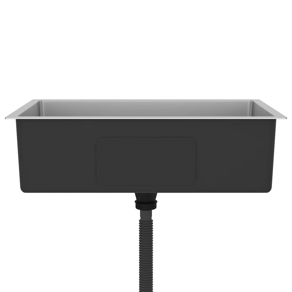 Handgemaakte RVS Gootsteen 70cm - 35% Korting!