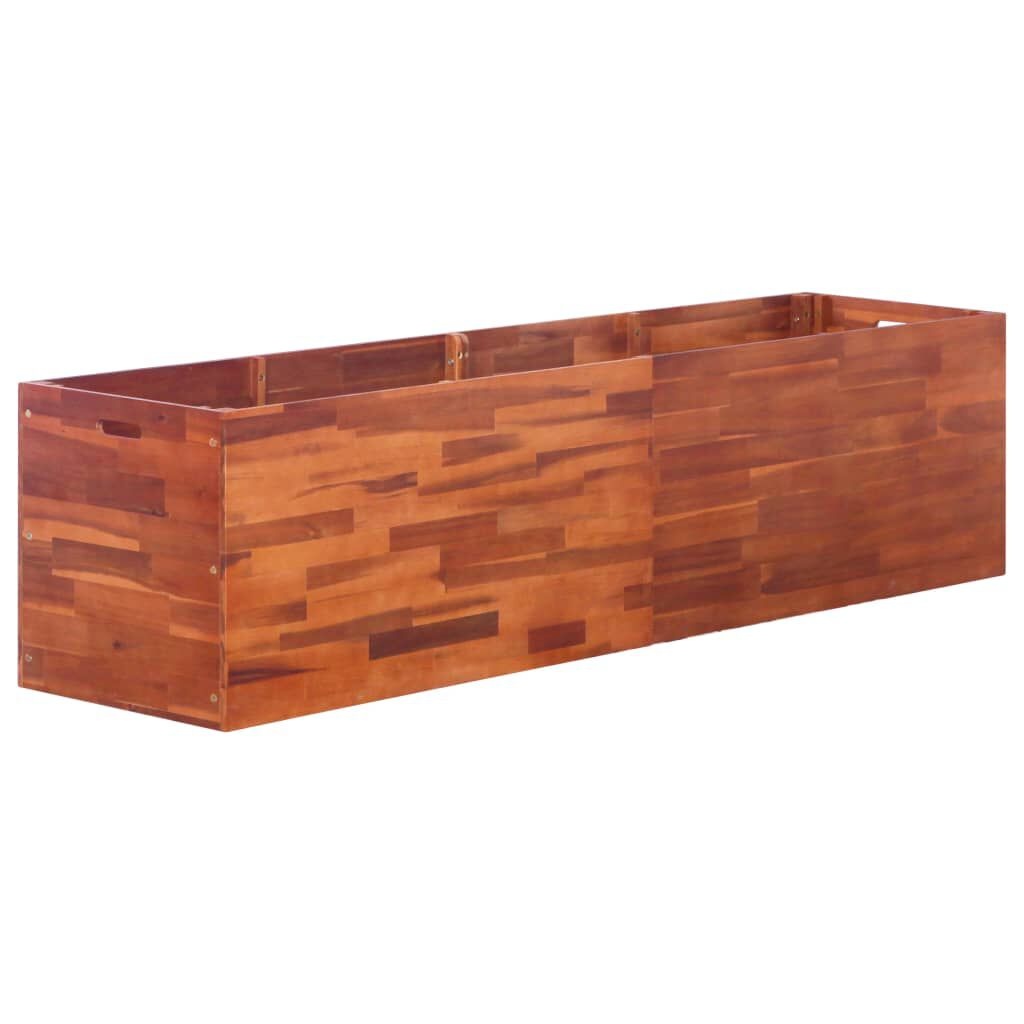 vidaXL Verhoogde Plantenbak Acaciahout 200cm - Retourdeal!