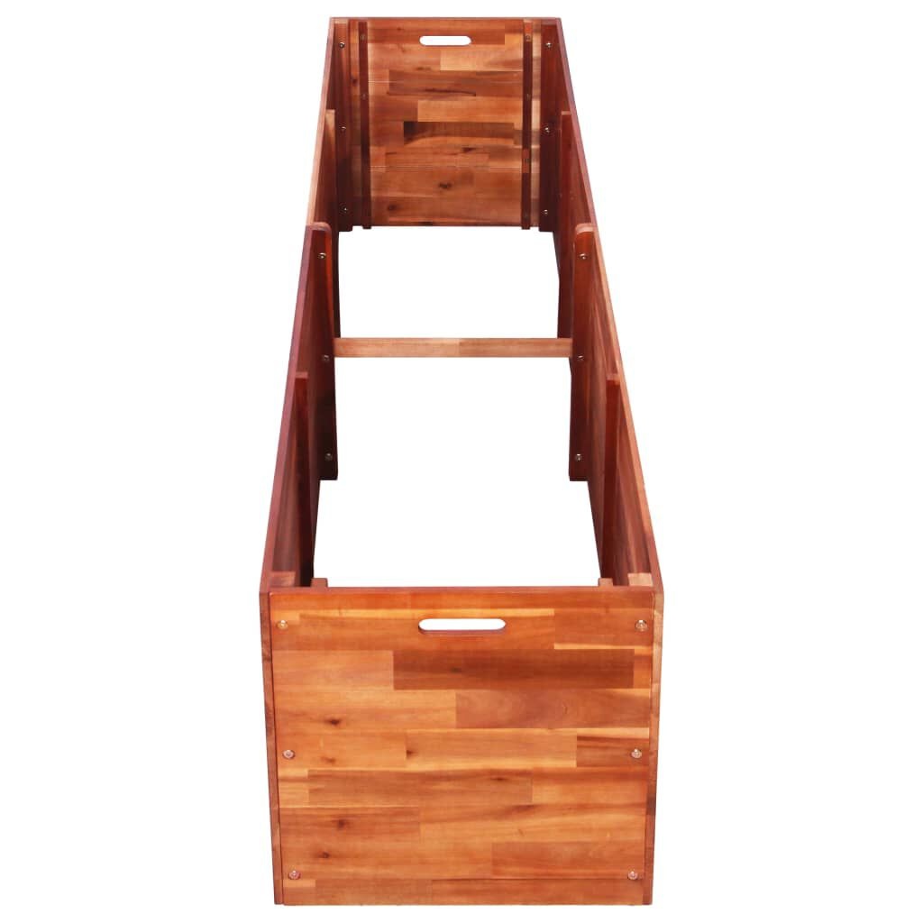vidaXL Verhoogde Plantenbak Acaciahout 200cm - Retourdeal!