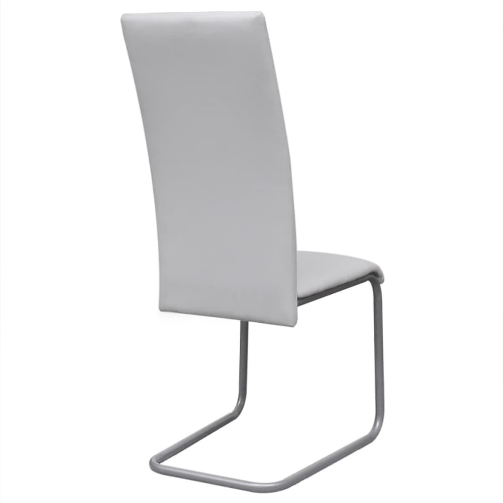 VidaXL Eetkamerstoelen Wit (2x) - 60% Korting!