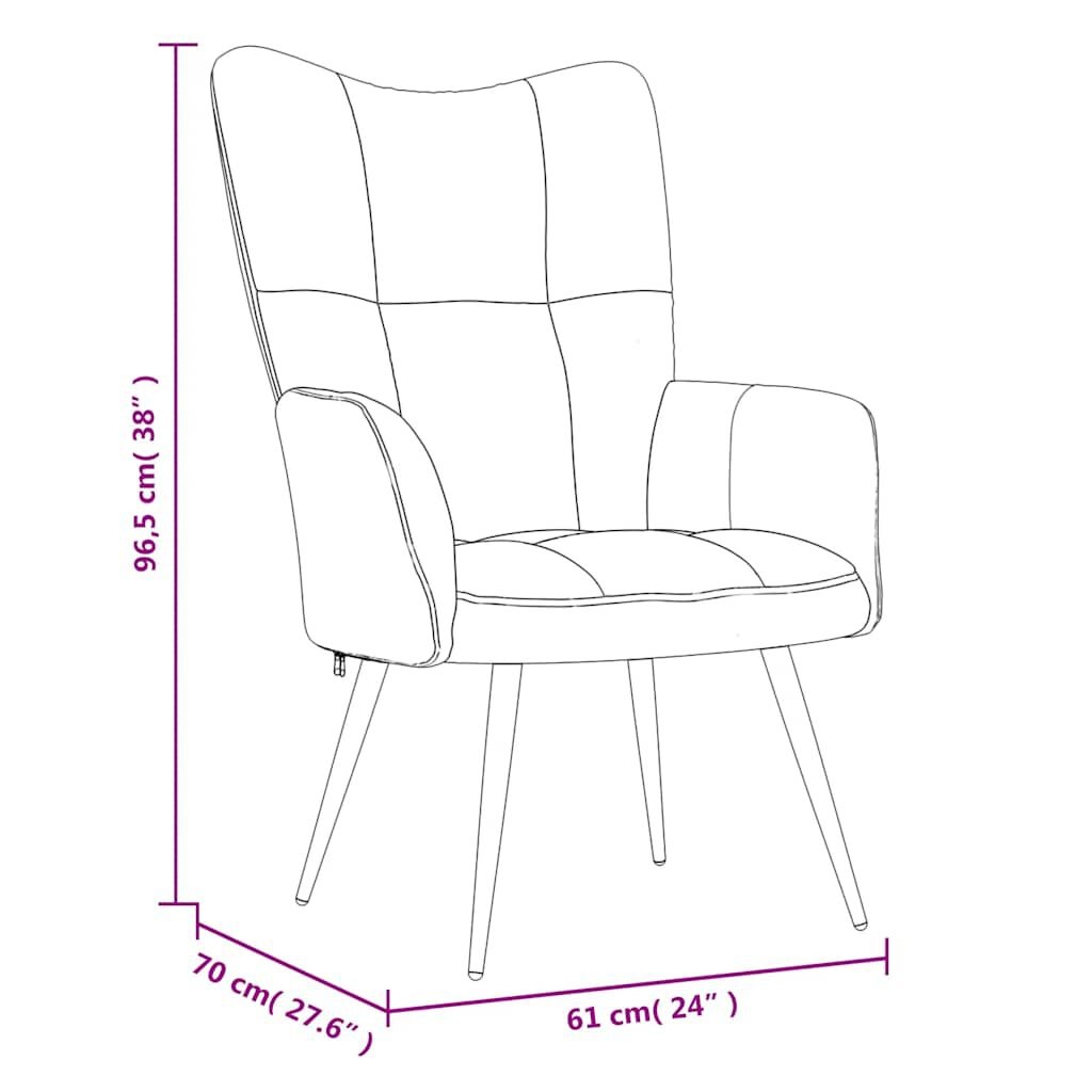 VidaXL Relaxstoel Mosterdgeel - 55% Korting! Krasje, Topdeal!
