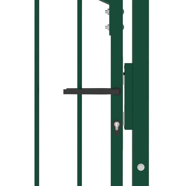 Retourdeal: Stalen Poort met Speerpunten 100x200cm - Groen