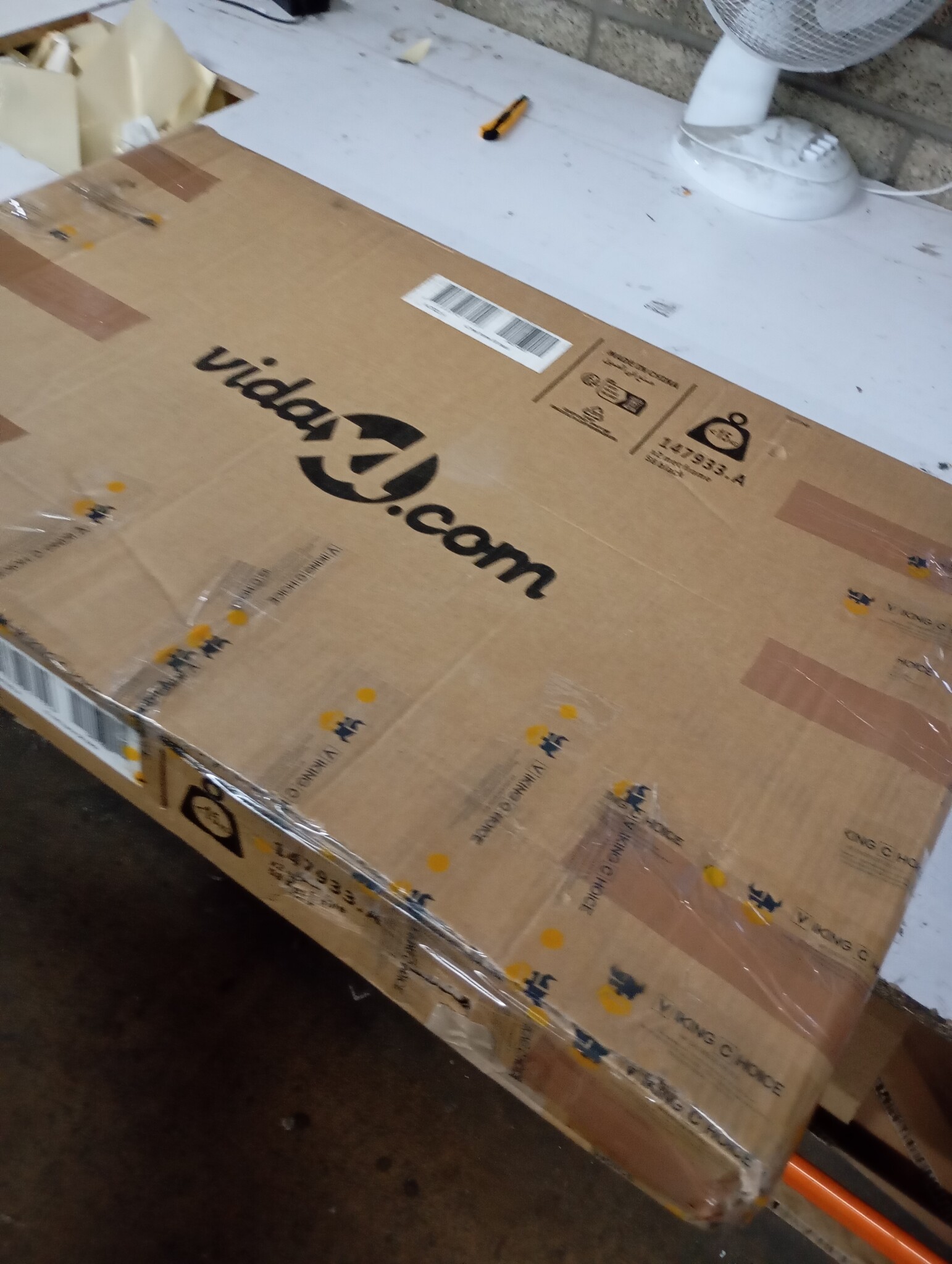 VidaXL Werkbankframes Zwart (85x69-95,5cm) - Retourdeal!