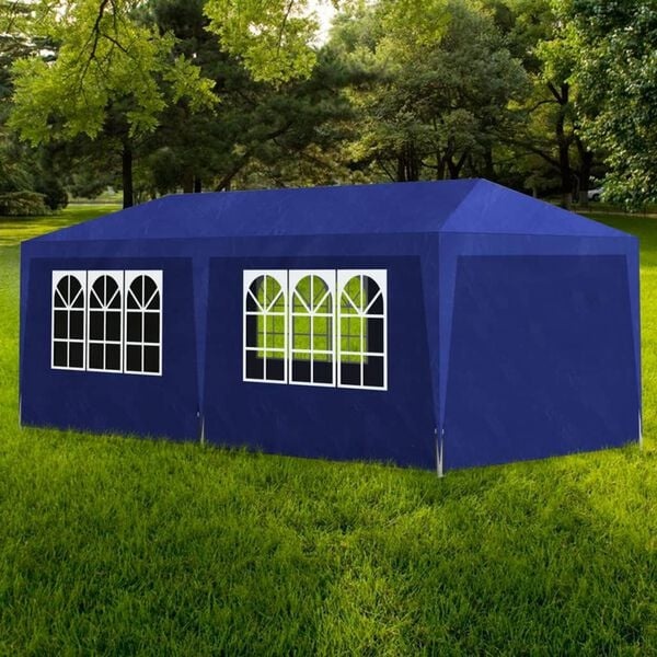 Partytent 3x6m Blauw - 35% Korting! (Retour)