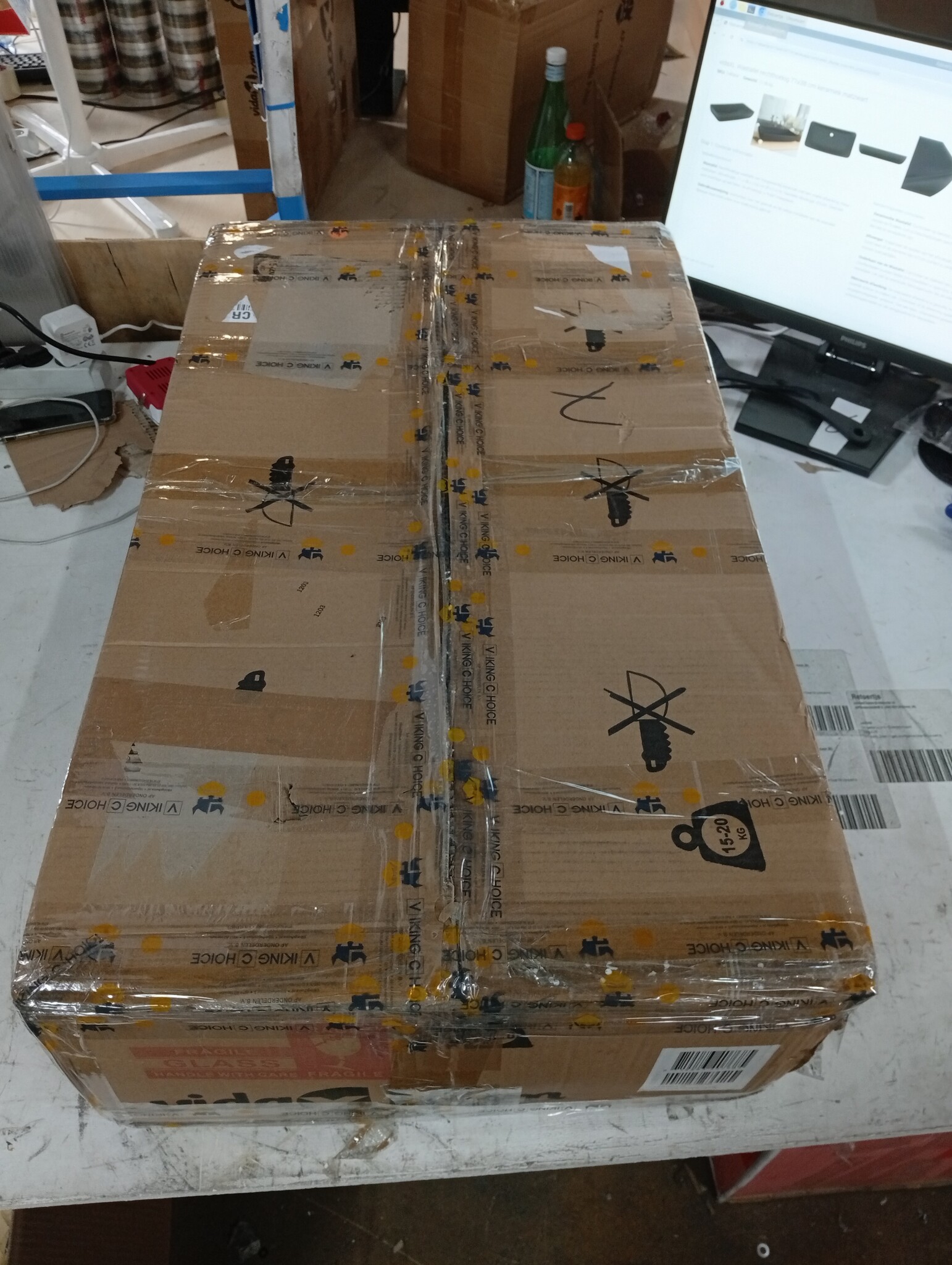 vidaXL Wastafel Matzwart 71cm - 50% Korting! (Beschadigd)