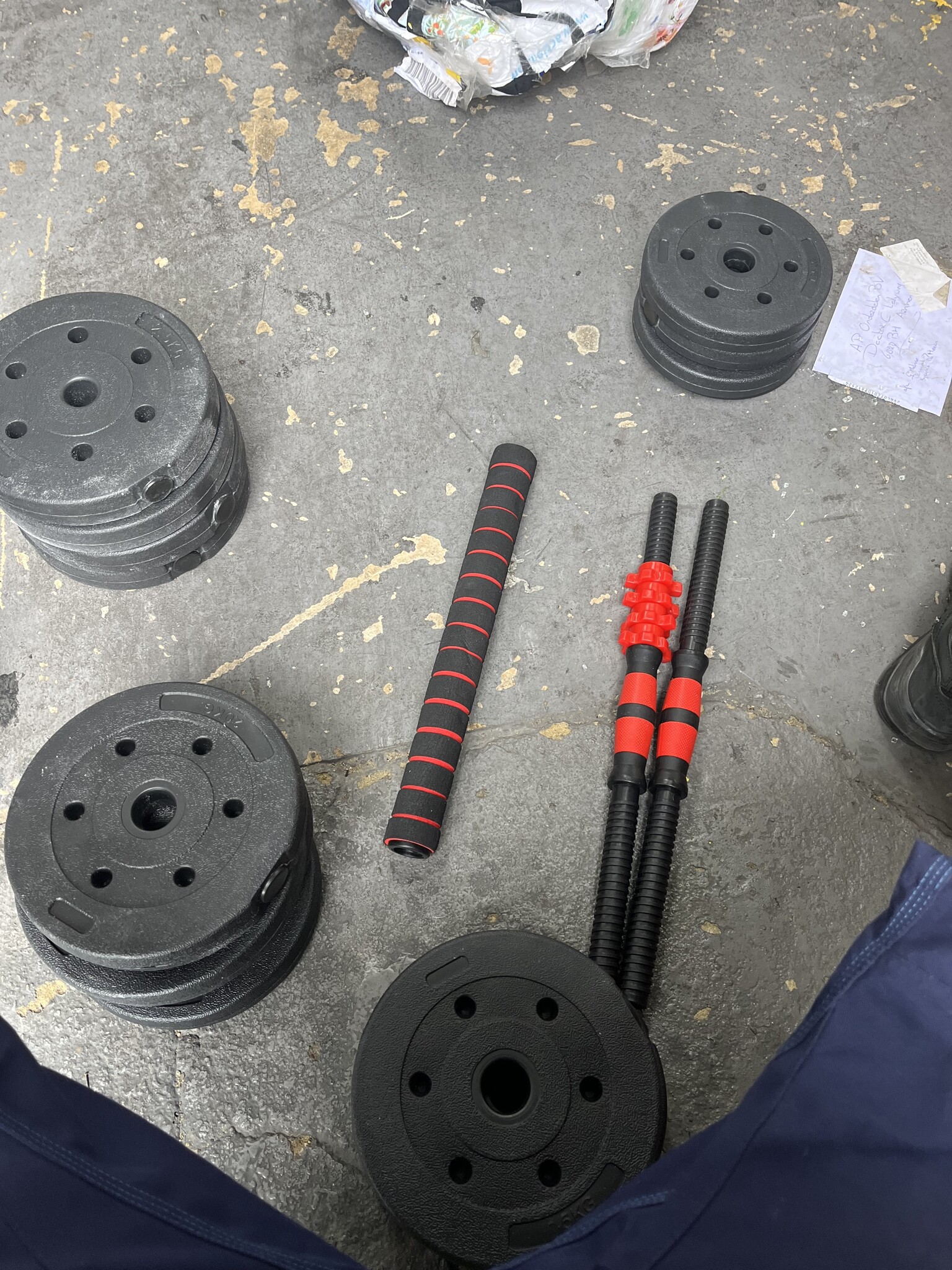 Halterset 30kg Verstelbaar - 45% Korting! Thuis Fitness
