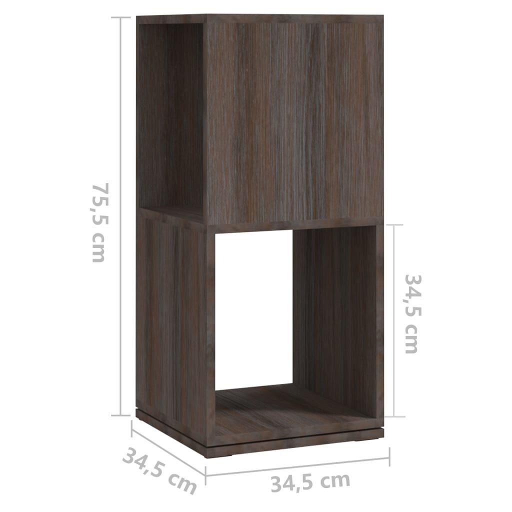 Draaibare Kast Grijs/Sonoma Eiken - 35% Korting! (Lichte Verpakkingsschade)