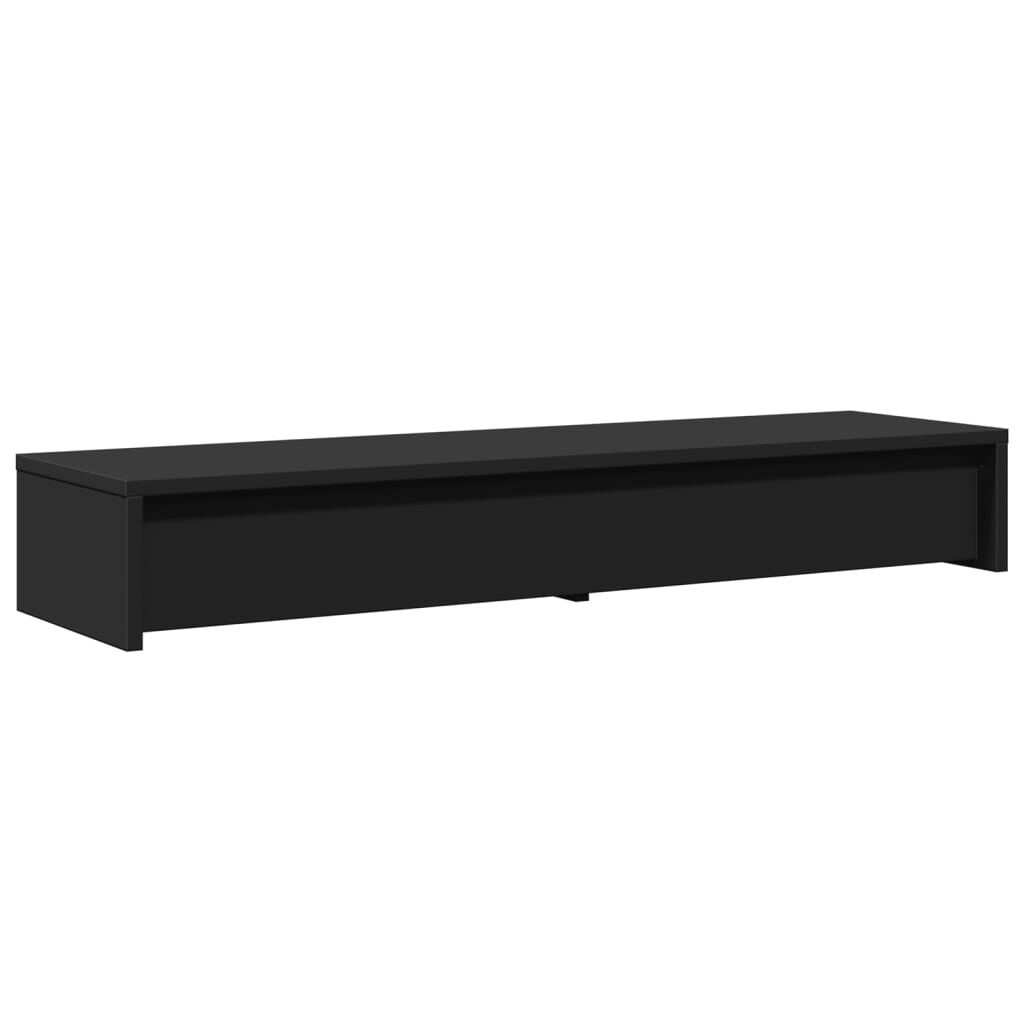 vidaXL Monitorstandaard met Lades Zwart - 100cm - 35% Korting!