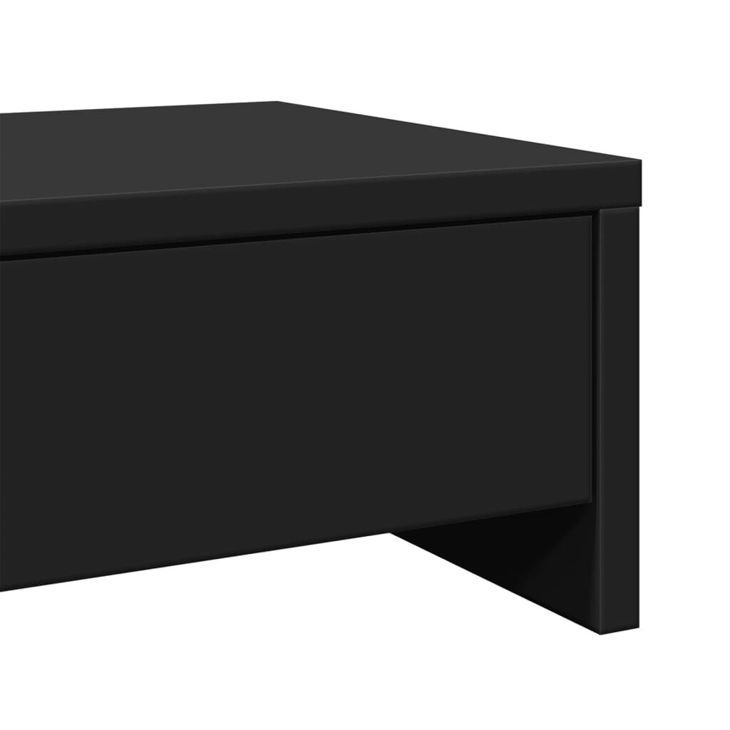 vidaXL Monitorstandaard met Lades Zwart - 100cm - 35% Korting!