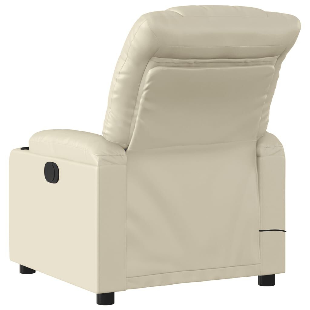 vidaXL Massagestoel Crème Kunstleer - 35% Korting!
