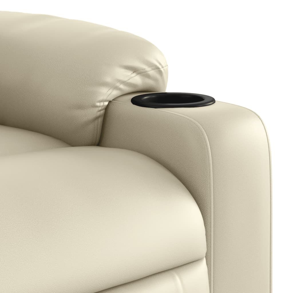 vidaXL Massagestoel Crème Kunstleer - 35% Korting!