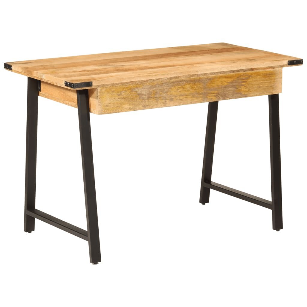Massief Mango Bureau 105cm - 35% Korting! Zo Goed Als Nieuw