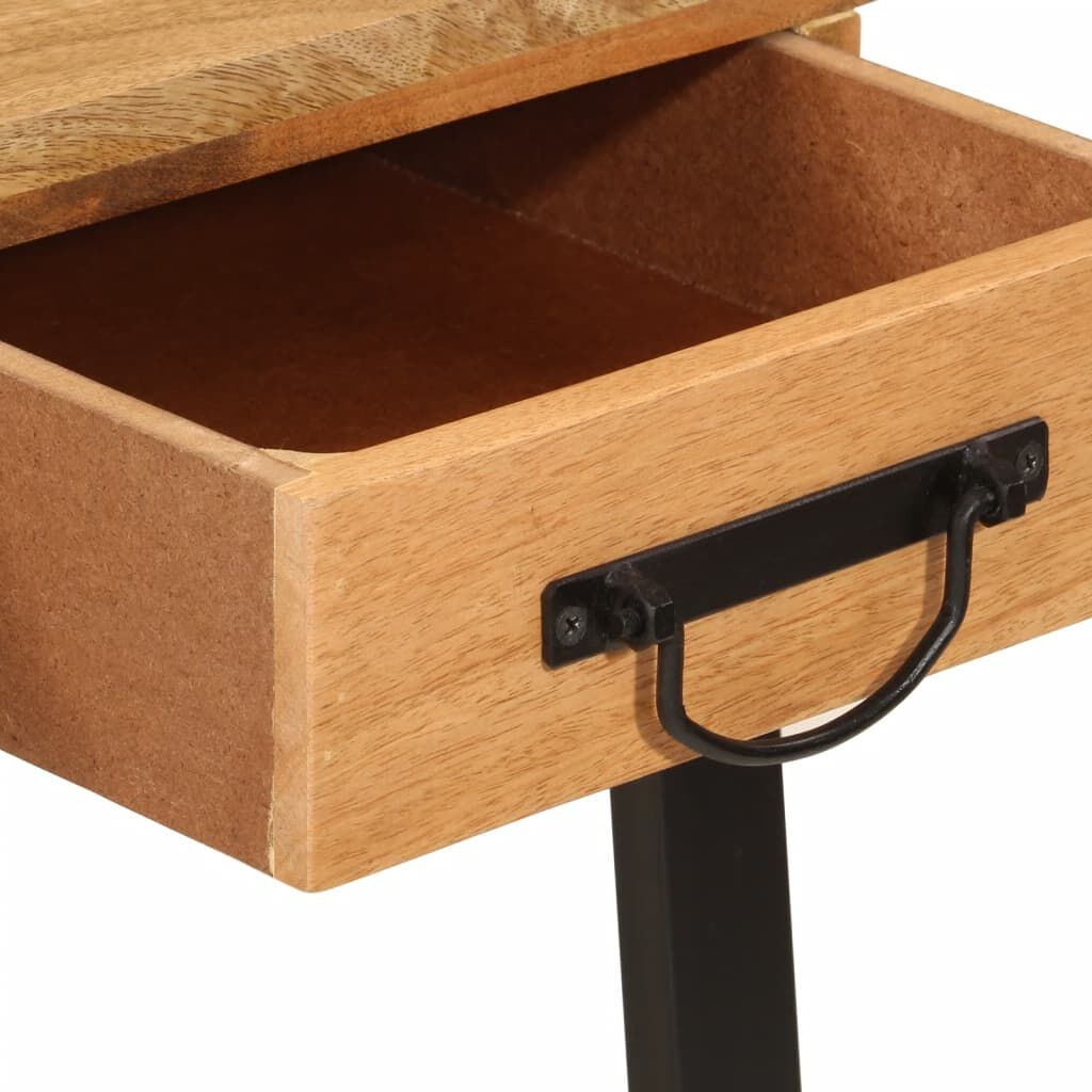Massief Mango Bureau 105cm - 35% Korting! Zo Goed Als Nieuw