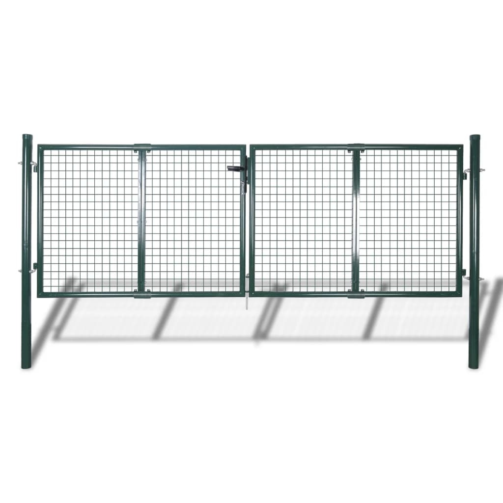 vidaXL Poort 289x75cm - Donkergroen - 35% Korting!