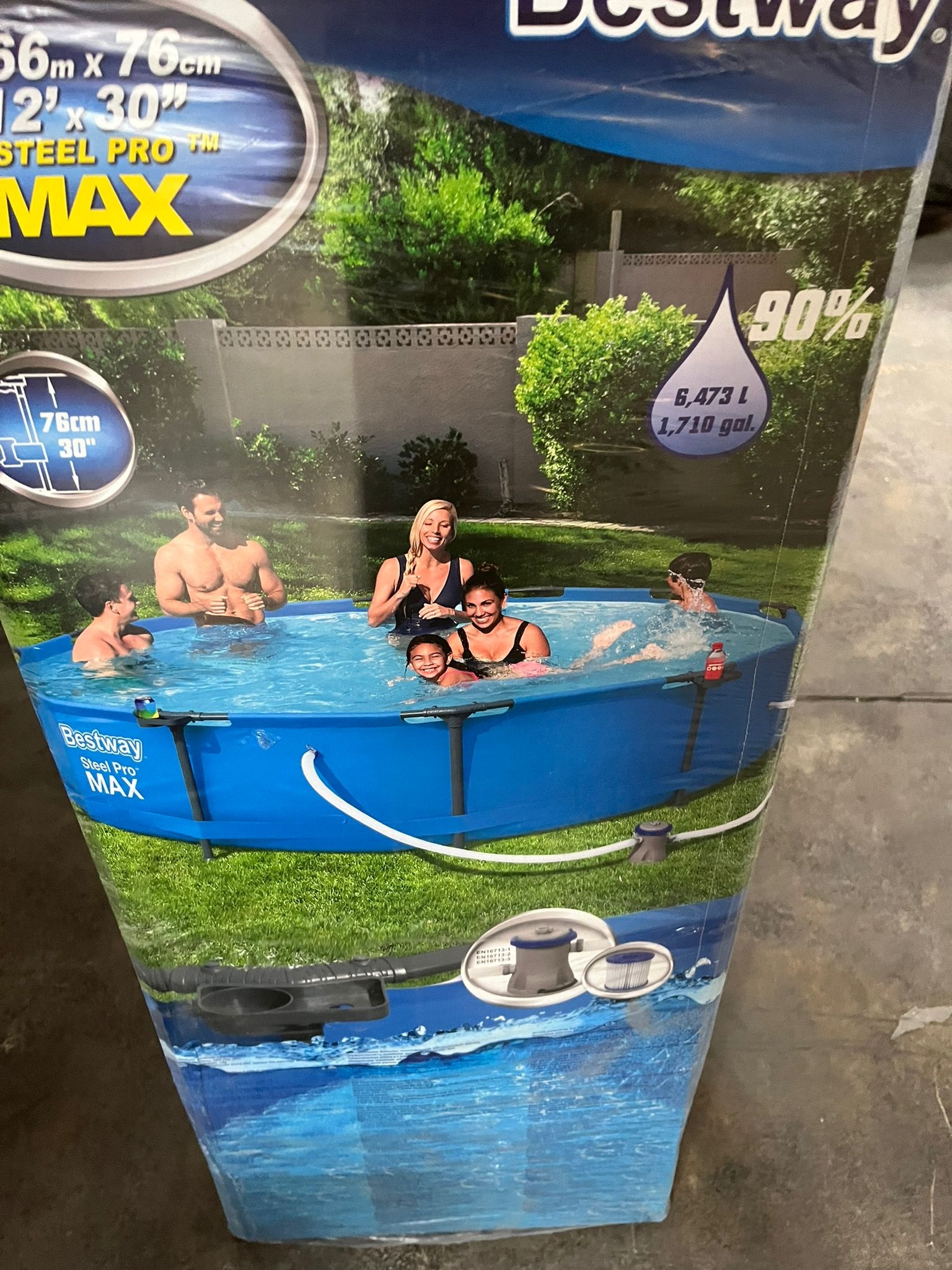 Bestway Zwembad 366x76cm + Pomp - 40% Korting! OP=OP