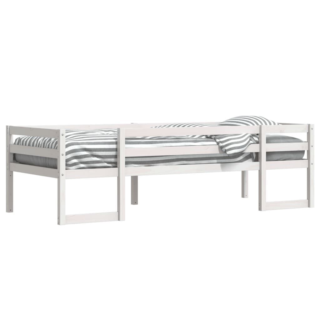 Kinderbedframe Grenenhout Wit 75x190cm -35% Korting!