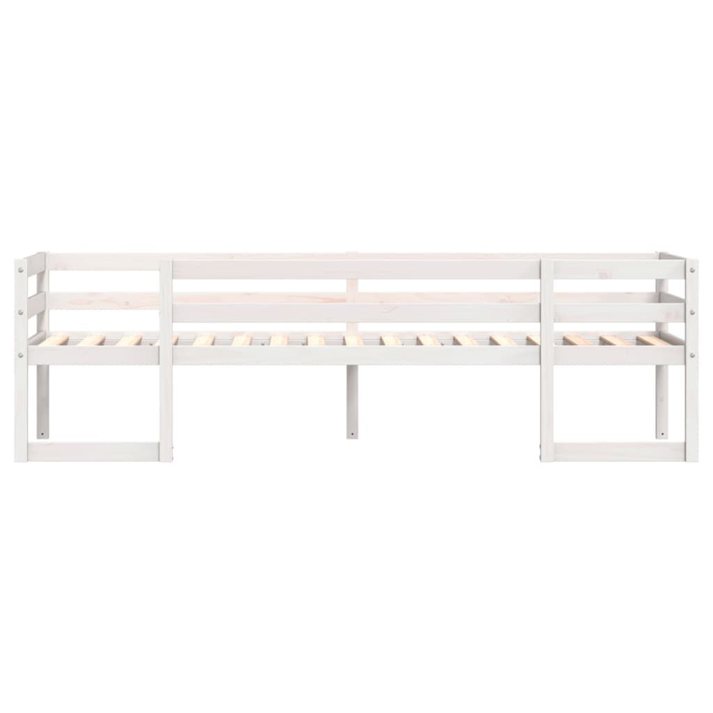 Kinderbedframe Grenenhout Wit 75x190cm -35% Korting!