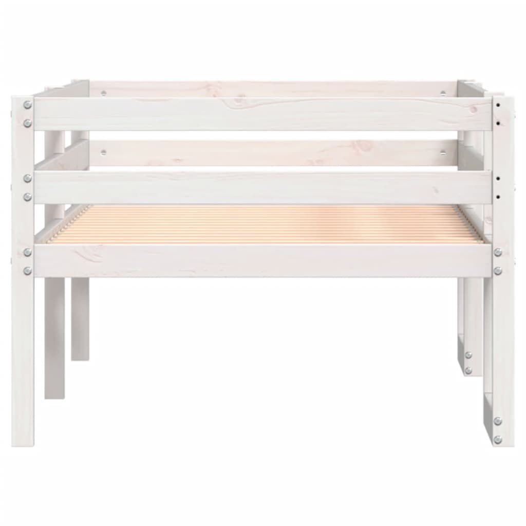 Kinderbedframe Grenenhout Wit 75x190cm -35% Korting!