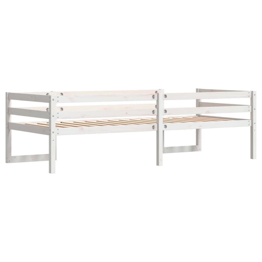 Kinderbedframe Grenenhout Wit 75x190cm -35% Korting!