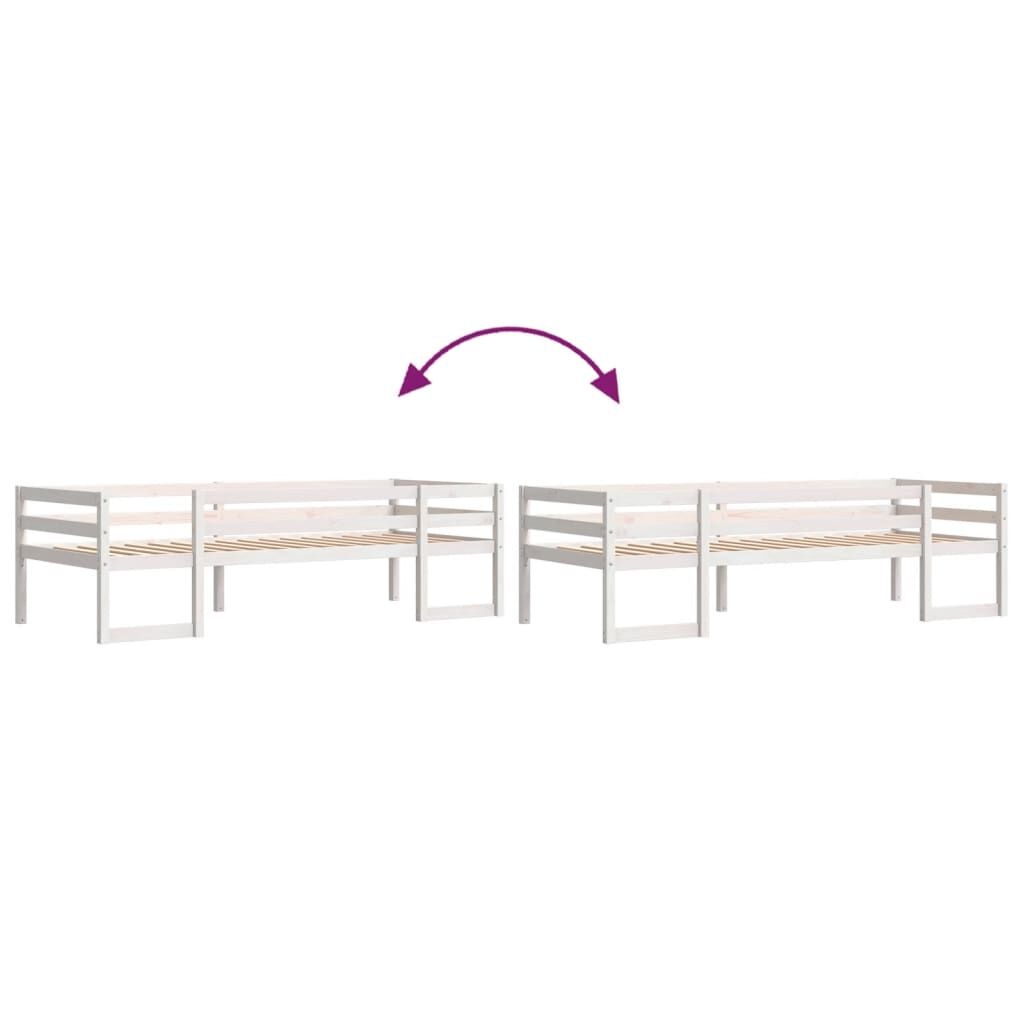 Kinderbedframe Grenenhout Wit 75x190cm -35% Korting!