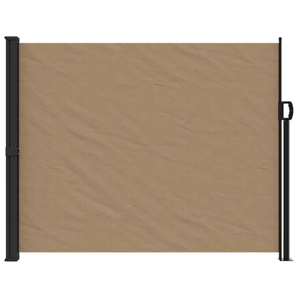 VidaXL Uittrekbaar Windscherm 160x300 cm Taupe - 35% Korting!