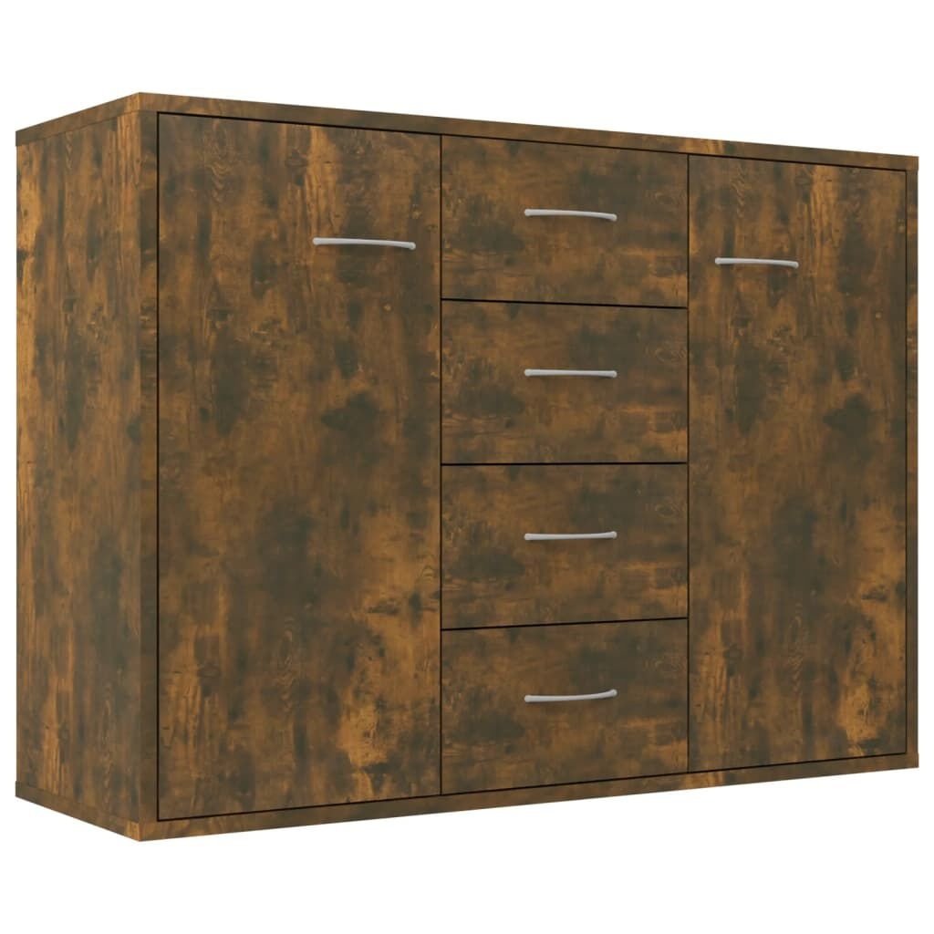 vidaXL Dressoir Gerookt Eiken 88cm - 60% Korting!