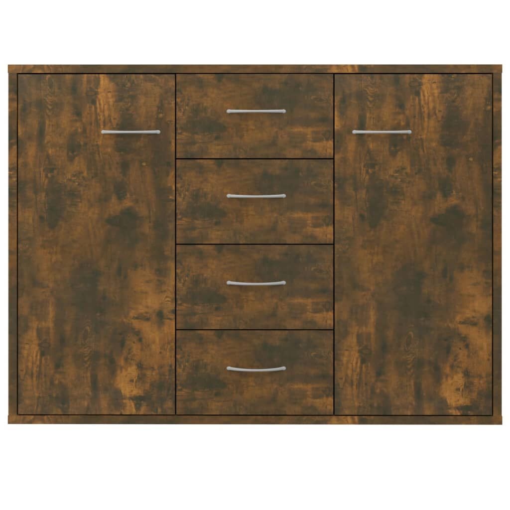 vidaXL Dressoir Gerookt Eiken 88cm - 60% Korting!