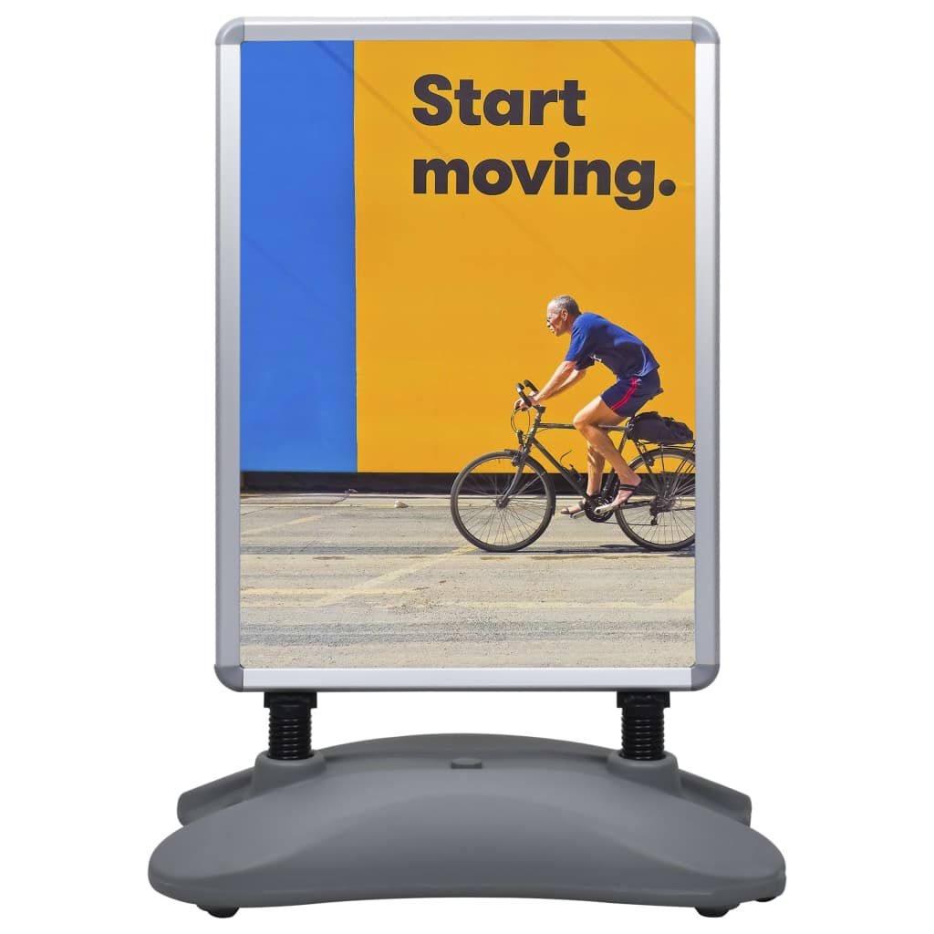 vidaXL A1 Posterstandaard Grijs - 45% Korting! Ex TV Gelderland