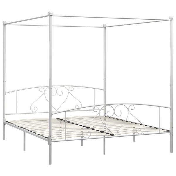 Hemelbed Wit 180x200 cm - 55% Korting! (Lichte Schade)