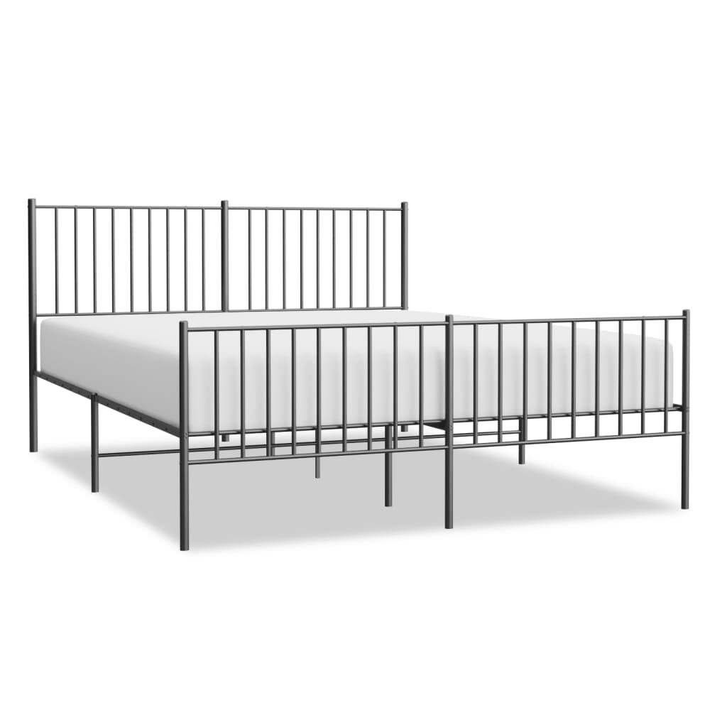 vidaXL Bedframe 160x200 Zwart - 60% Korting! (LET OP: Schade)