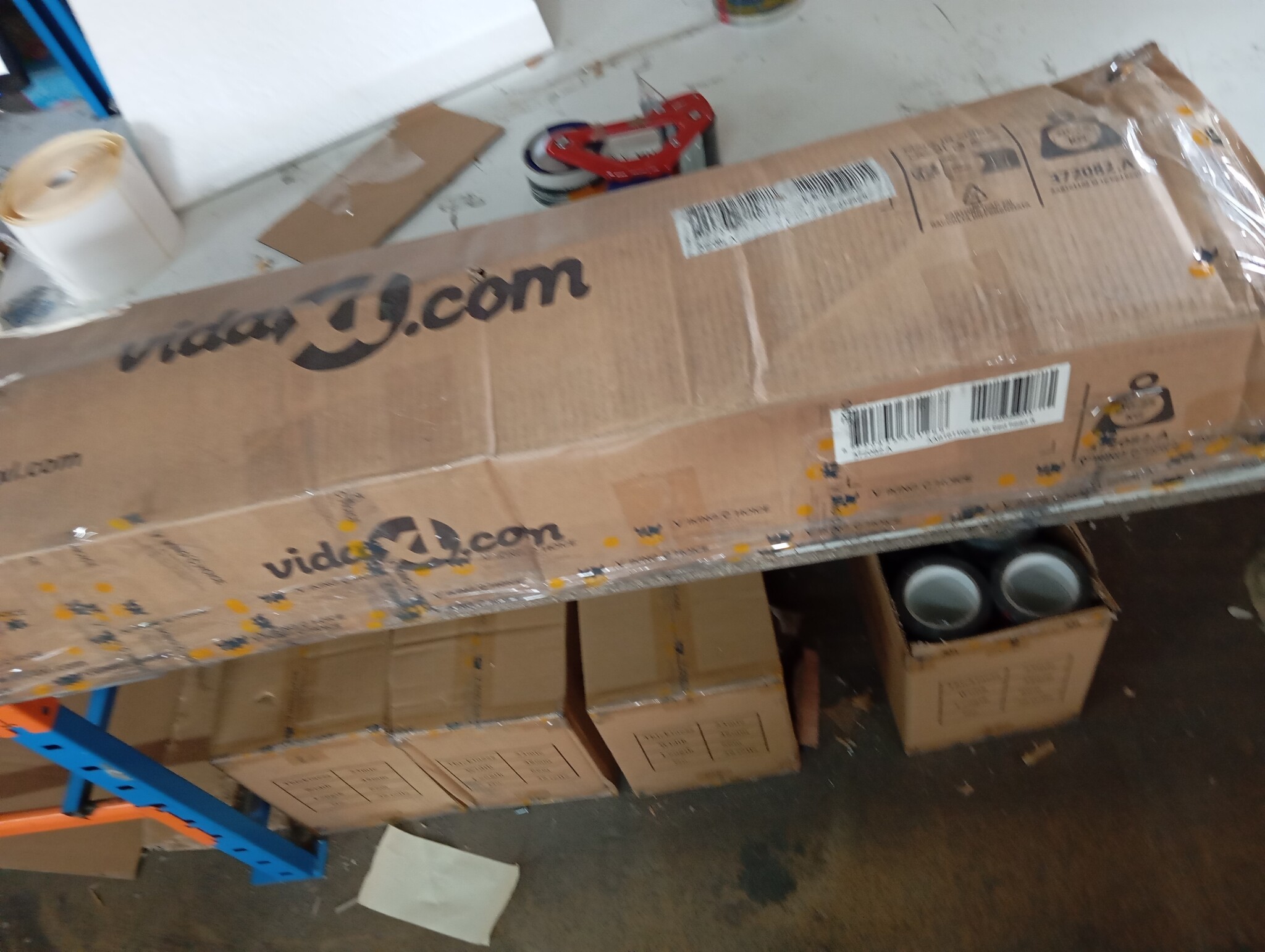 vidaXL Bedframe 160x200 Zwart - 60% Korting! (LET OP: Schade)