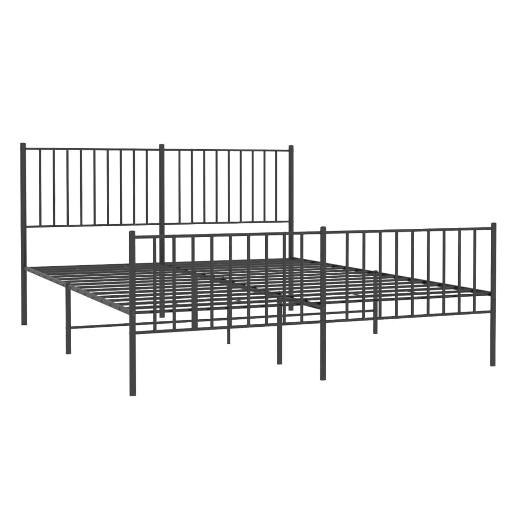vidaXL Bedframe 160x200 Zwart - 60% Korting! (LET OP: Schade)