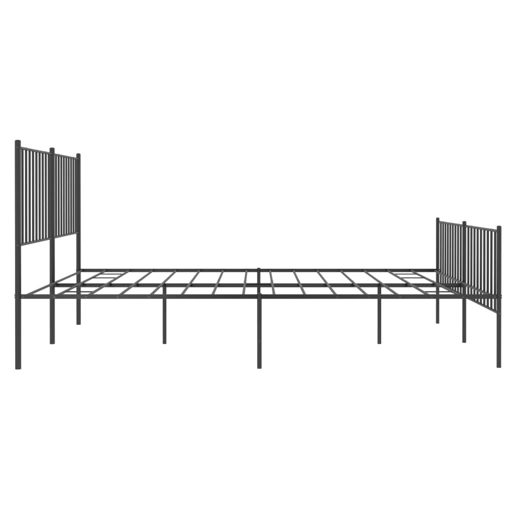 vidaXL Bedframe 160x200 Zwart - 60% Korting! (LET OP: Schade)