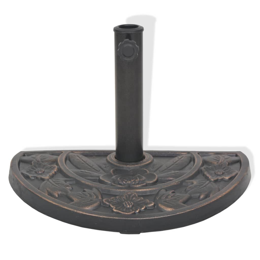 Halve Parasolvoet Brons - 9kg - 60% Korting! Zonder Handleiding