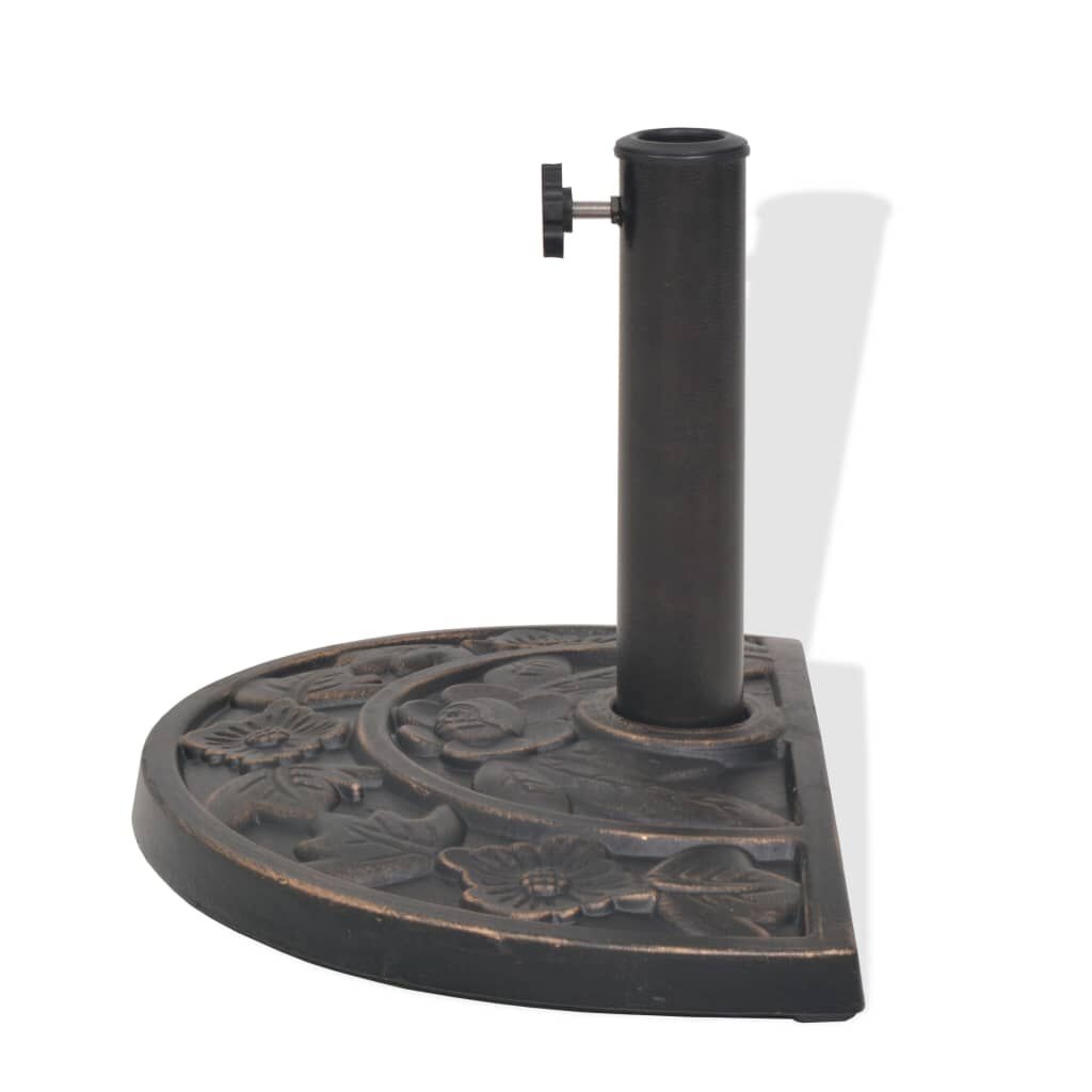 Halve Parasolvoet Brons - 9kg - 60% Korting! Zonder Handleiding