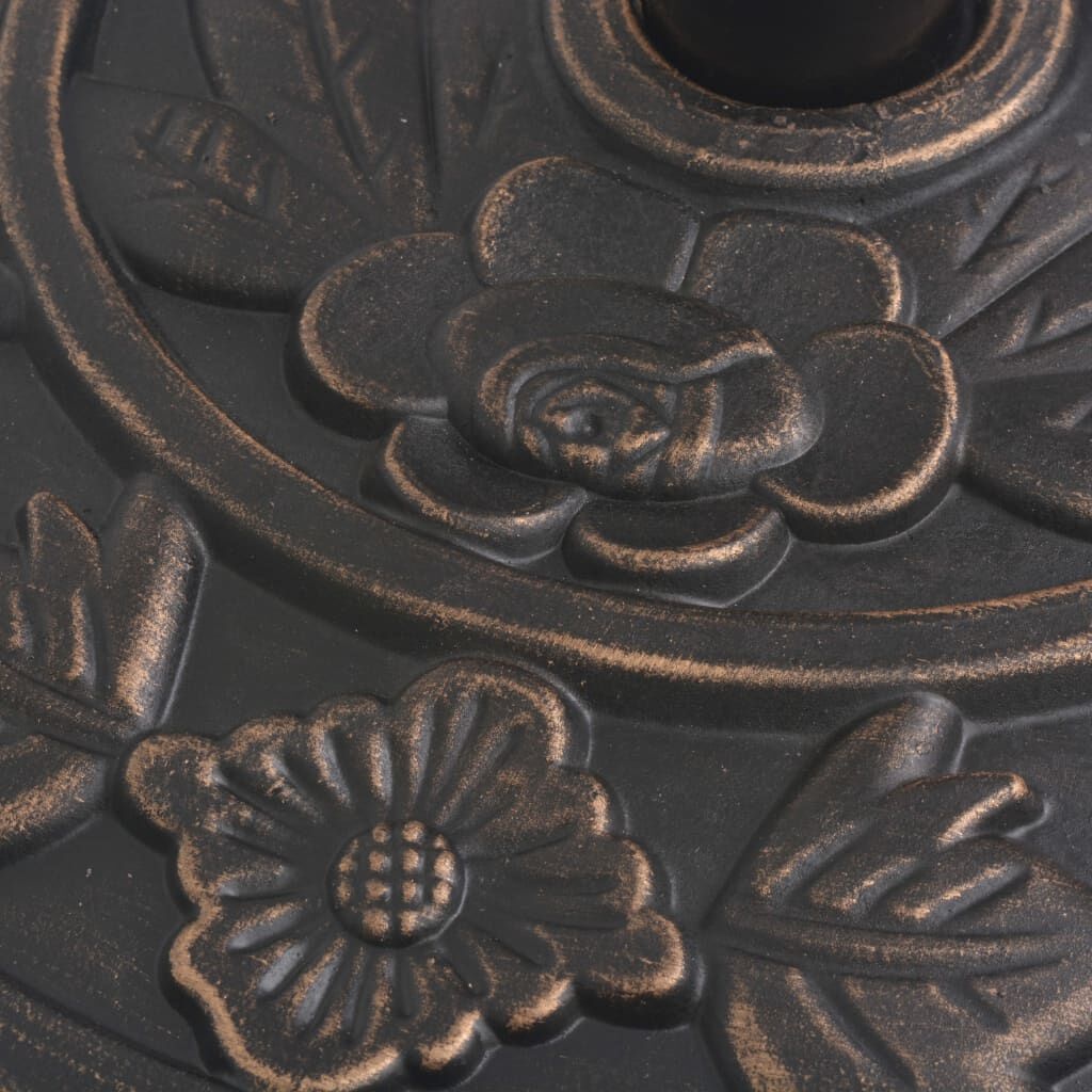 Halve Parasolvoet Brons - 9kg - 60% Korting! Zonder Handleiding
