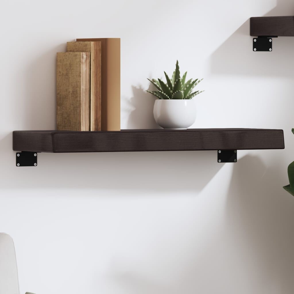 vidaXL Wandschap Eiken 60cm Donkerbruin - 60% Korting!