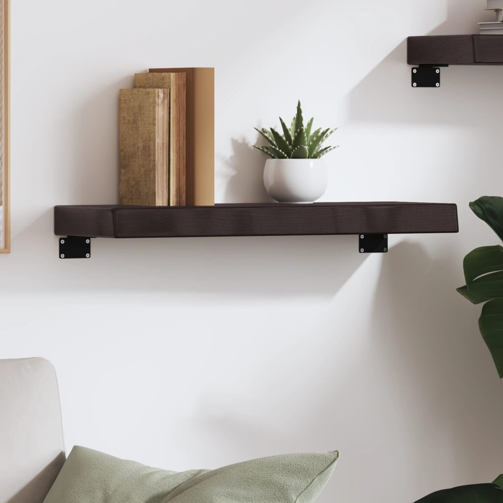 vidaXL Wandschap Eiken 60cm Donkerbruin - 60% Korting!