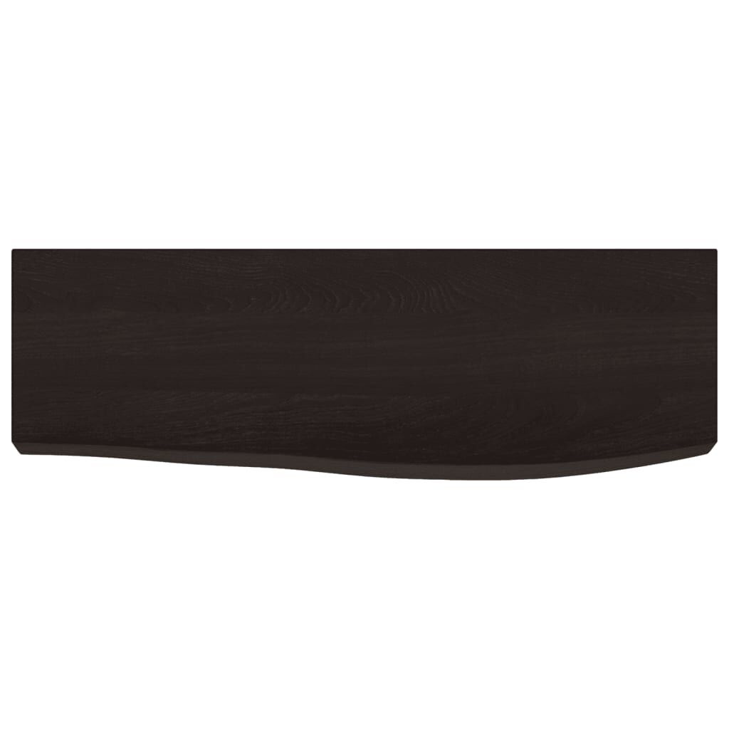 vidaXL Wandschap Eiken 60cm Donkerbruin - 60% Korting!