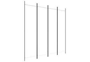 Kamerscherm 4 Panelen 200x200cm Wit - 60% Korting!