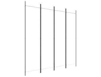 Kamerscherm 4 Panelen 200x200cm Wit - 60% Korting!