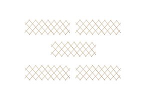 vidaXL Tuinlatwerken 5 st. 180x60cm Vurenhout - 35% Korting!