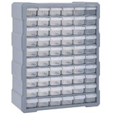 vidaXL Organizer 60 Lades - Grijs - 35% Korting!